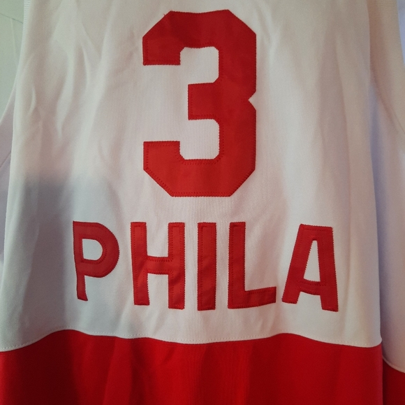 Allen Iverson #3 Phila 76ers NBA Mitchell & Ness Jersey Mens Size 52 2XL XXL - Picture 3 of 5